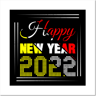 Happy New Year 2022 Posters and Art